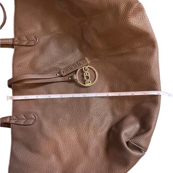 BCBG Brown Tote Shoulder Bag w/matching Removable Pouch - Picture 9 of 11